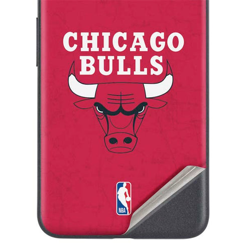 NBA Chicago Bulls Red Distressed Google Pixel 4a 5G Skin